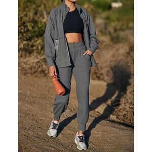 Varley Ascot Sweatpant Cord Jogger Sweat Pant Charcoal Marl Size XL